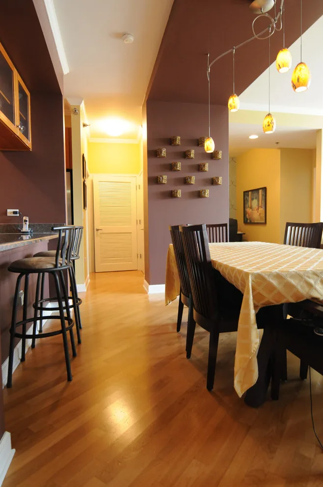 Foyer and Kitchen with Venetian Plaster by Paint The Town Red - Color Consulting - Photo 2