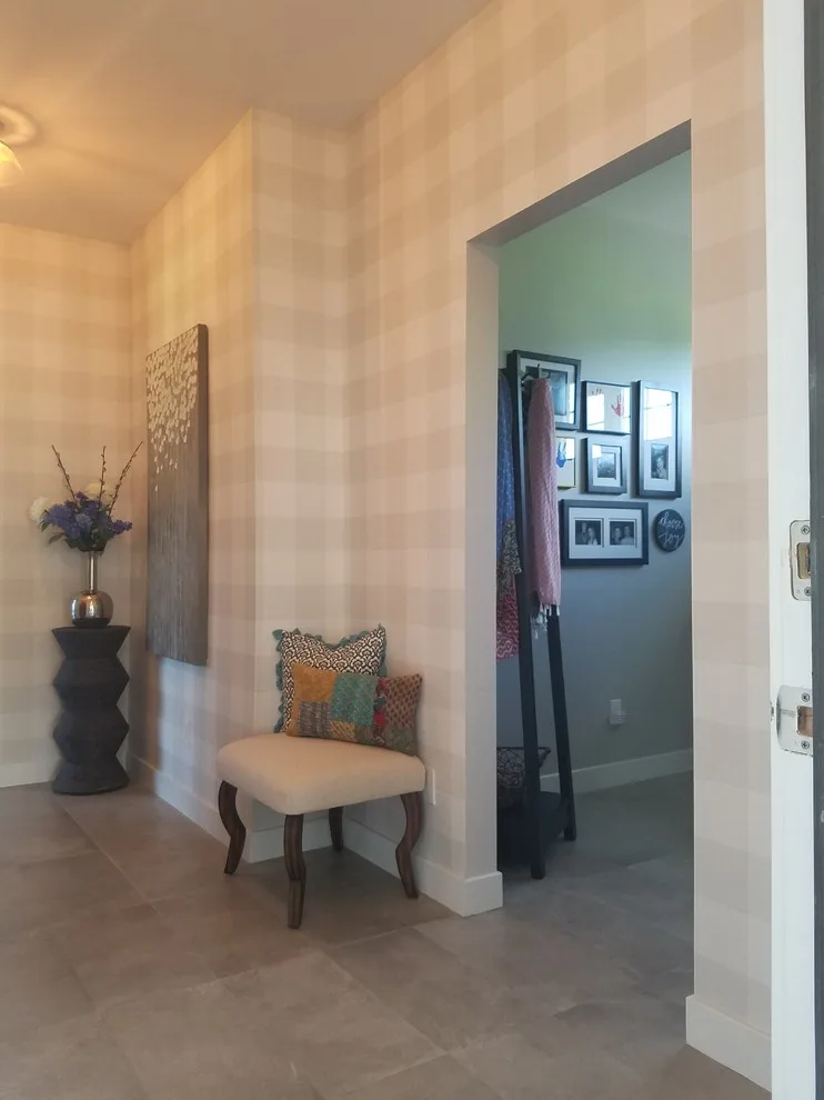Back Entry Wallpaper Installation by Abode Couture LLC - Photo 3