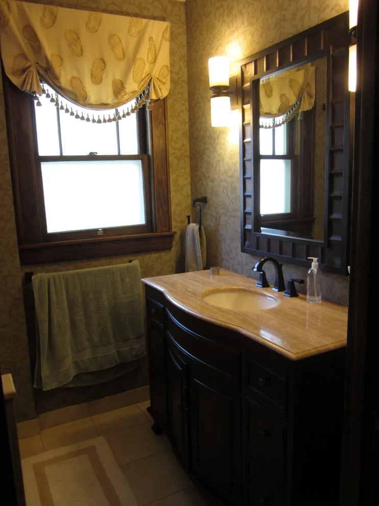 Bathroom Wallpaper Installation by Abode Couture LLC - Photo 2