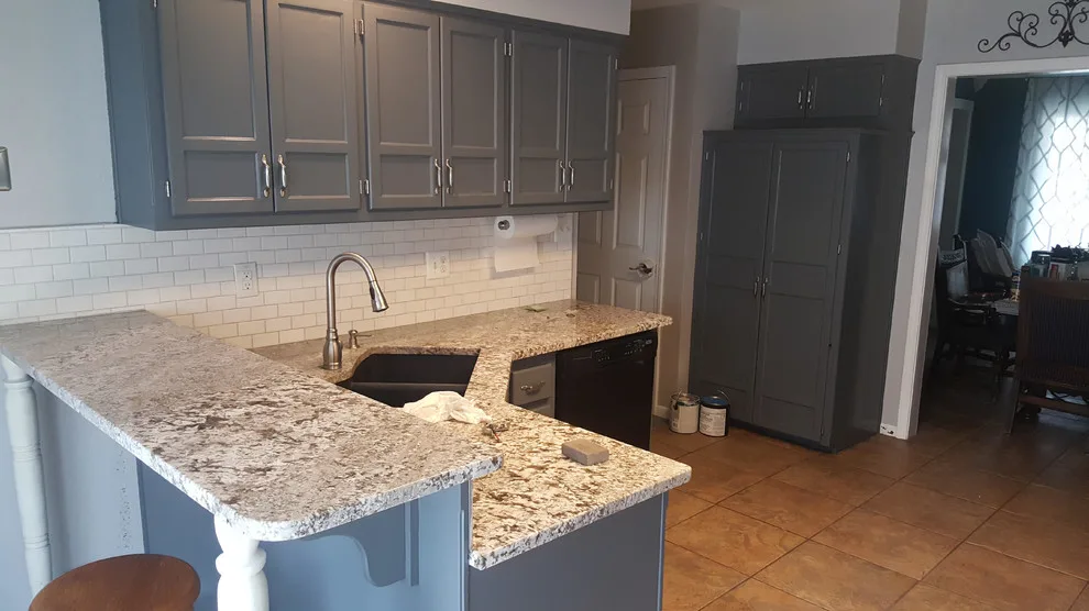 Online Grey Cabinet Refurbishment by Christopher Painting LLC - Photo 3
