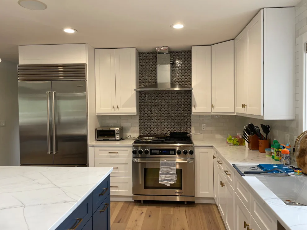 Navy, Sage, and White by Illuminate Cabinet Painting LLC - Photo 2