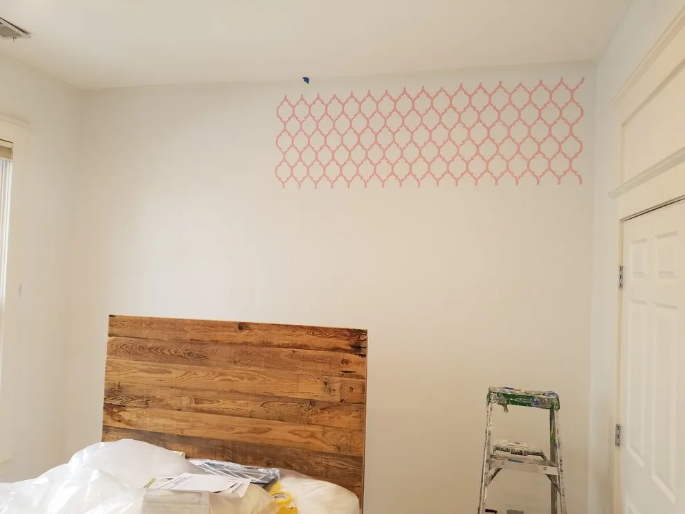 Wicker Park Nursery Accent Wall with Headboard by Windy City Painters - Photo 3