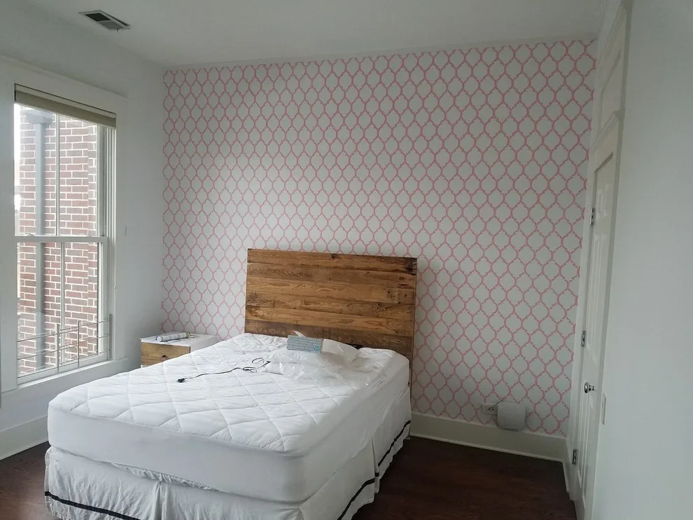 Wicker Park Nursery Accent Wall with Headboard by Windy City Painters - Photo 4