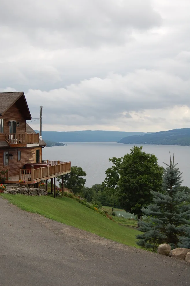 Lakeside Residence and Barn by New Energy Works Timberframers - Photo 10