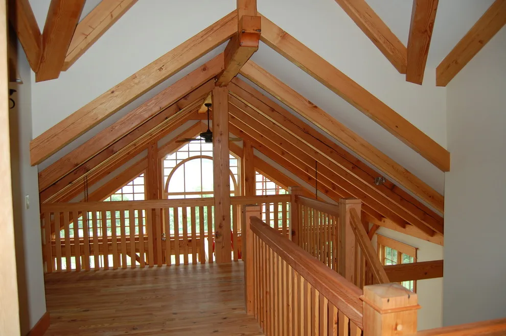 Lakeside Residence and Barn by New Energy Works Timberframers - Photo 9