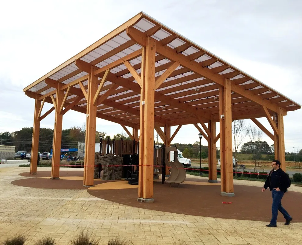 Wooden Pavilions and Pergolas by Homestead Timber Frames - Photo 9