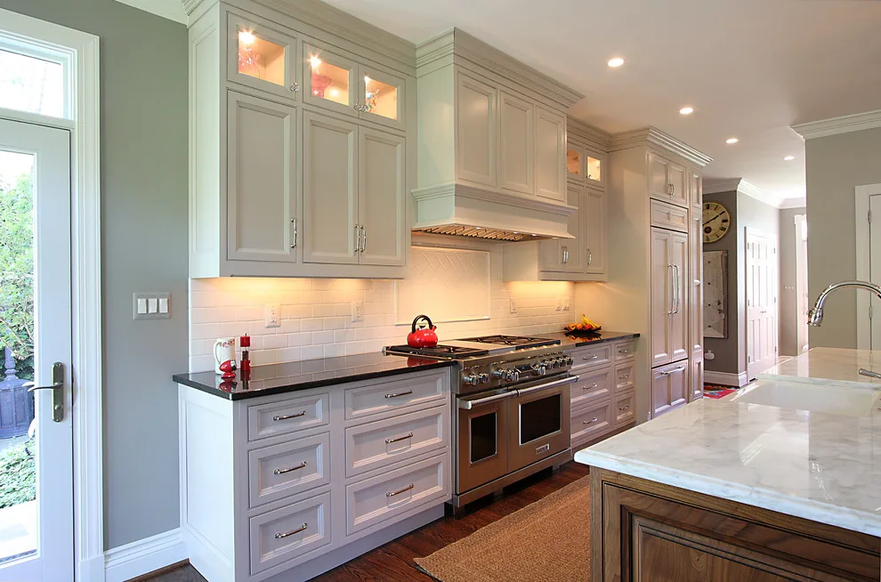 Mclean, VA | Kitchen featuring Elmwood Fine Custom Cabinetry by Heartland Design And Remodeling - Photo 3