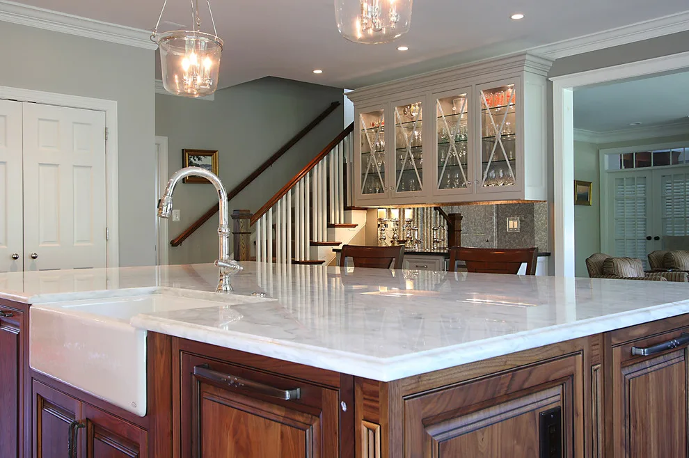 Mclean, VA | Kitchen featuring Elmwood Fine Custom Cabinetry by Heartland Design And Remodeling - Photo 12
