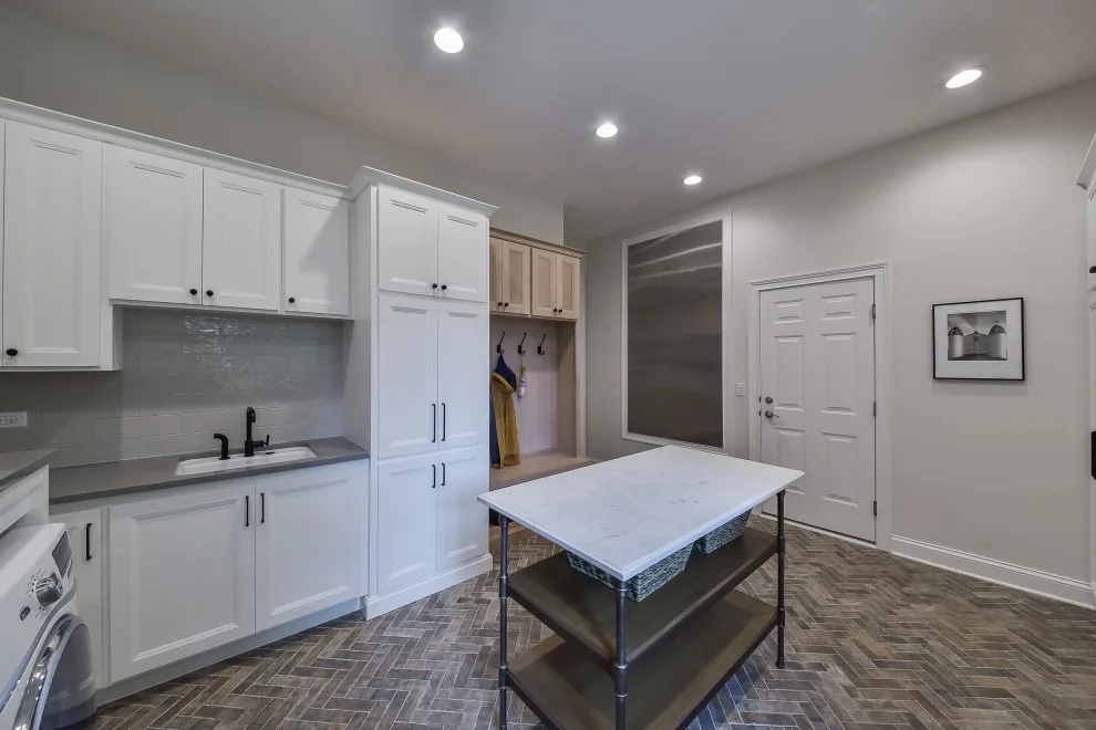 Mudroom and Laundry Room Renovation by Sebring Design Build - Photo 13