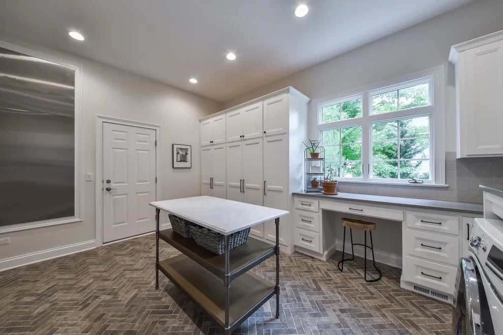 Mudroom and Laundry Room Renovation by Sebring Design Build - Photo 11