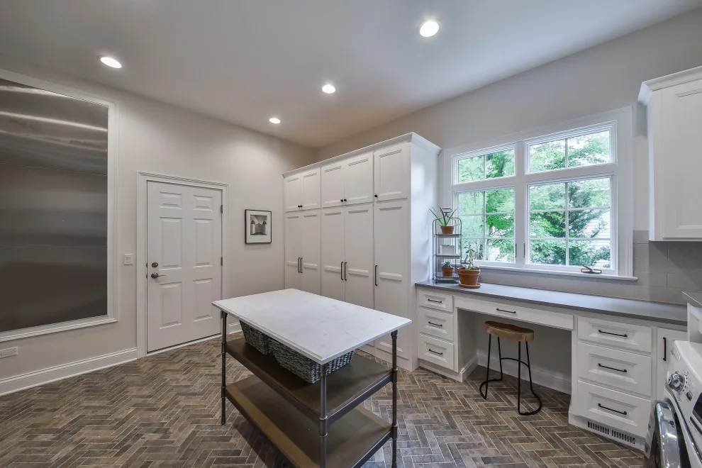 Mudroom and Laundry Room Renovation by Sebring Design Build - Photo 15