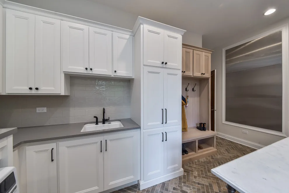 Mudroom and Laundry Room Renovation by Sebring Design Build - Photo 6