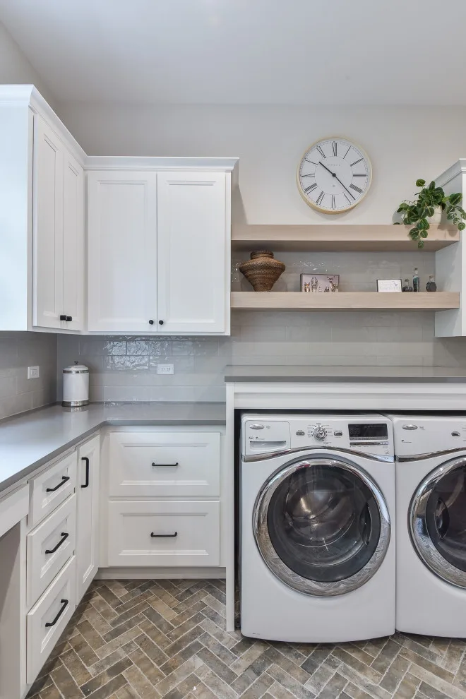 Mudroom and Laundry Room Renovation by Sebring Design Build - Photo 14