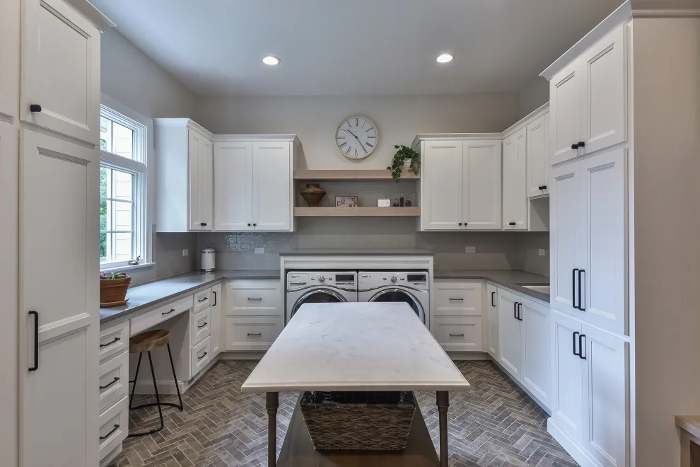 Mudroom and Laundry Room Renovation by Sebring Design Build - Photo 12