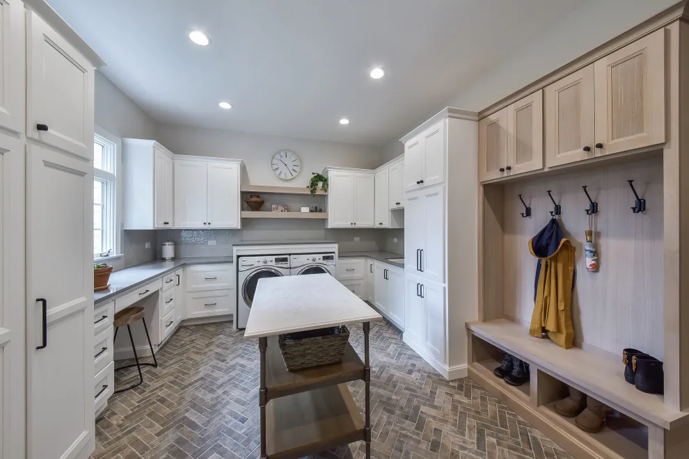 Mudroom and Laundry Room Renovation by Sebring Design Build - Photo 4