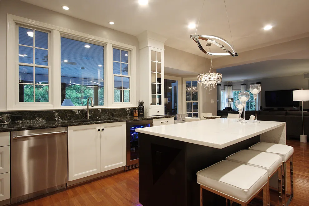 Oak Hill, VA | Tailored High-Contrast Kitchen by Heartland Design And Remodeling - Photo 13