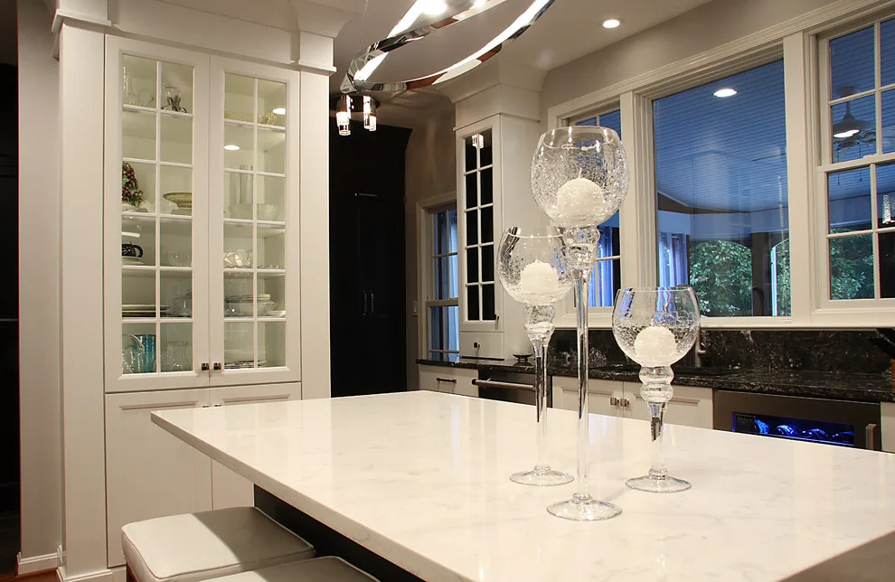 Oak Hill, VA | Tailored High-Contrast Kitchen by Heartland Design And Remodeling - Photo 12