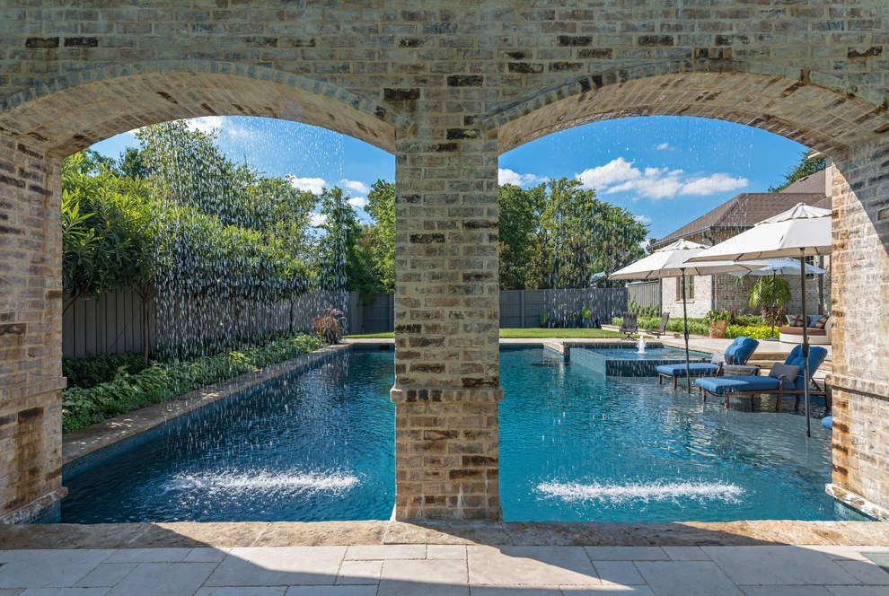 Dallas Pool & Backyard Transformation by Harold Leidner Landscape Architects - Photo 11