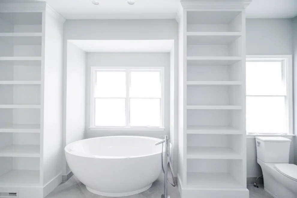 Radiant and Luminous Marble Bathroom Renovation by Labra Design Build - Photo 10