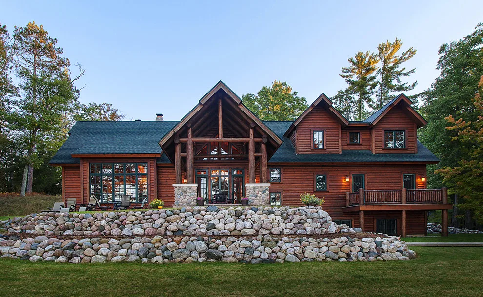 Lake Home Log by Dickinson Homes - Photo 12