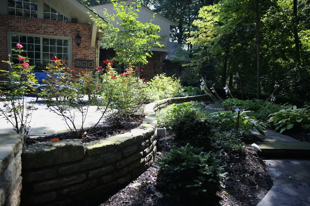 Hardscape and Brick Outdoor Living Area by Surroundings By Natureworks - Photo 9