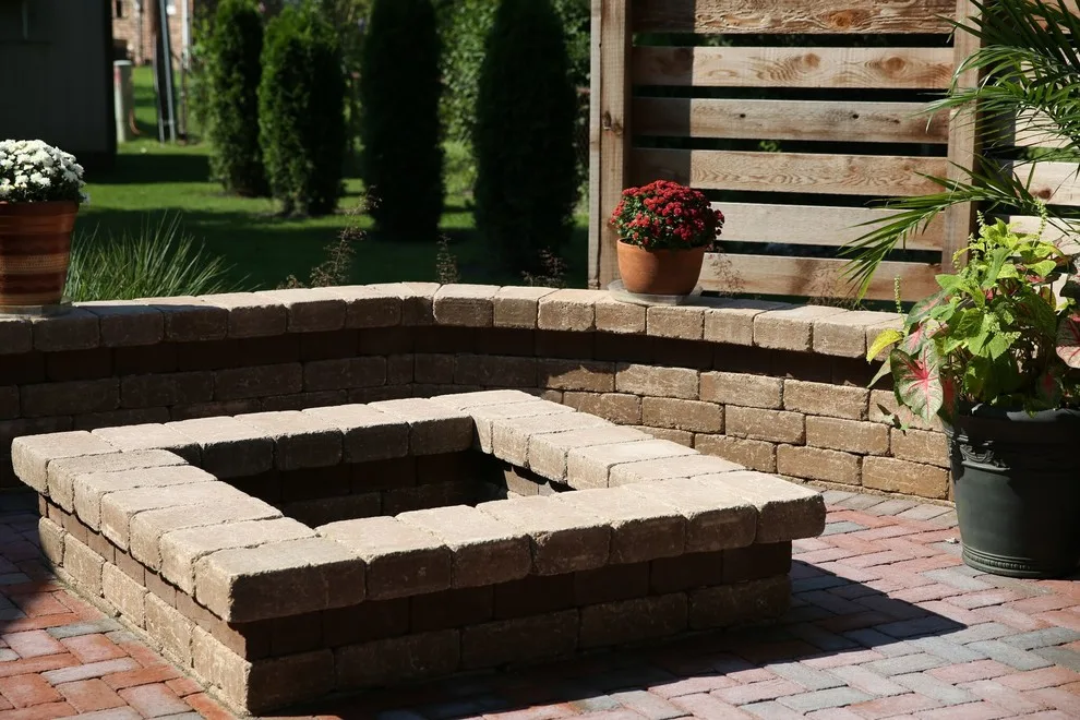 Hardscape and Brick Outdoor Living Area by Surroundings By Natureworks - Photo 20