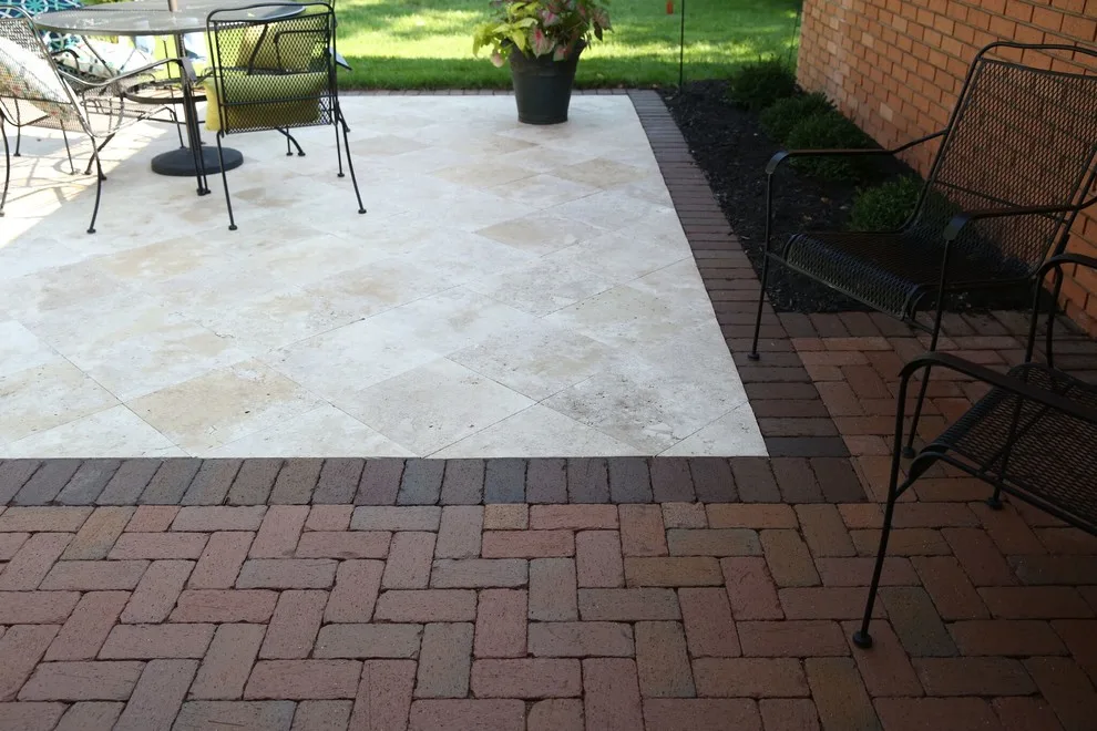 Hardscape and Brick Outdoor Living Area by Surroundings By Natureworks - Photo 6