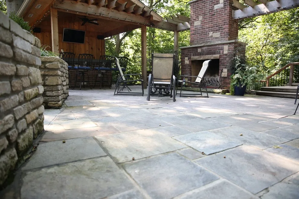 Hardscape and Brick Outdoor Living Area by Surroundings By Natureworks - Photo 18