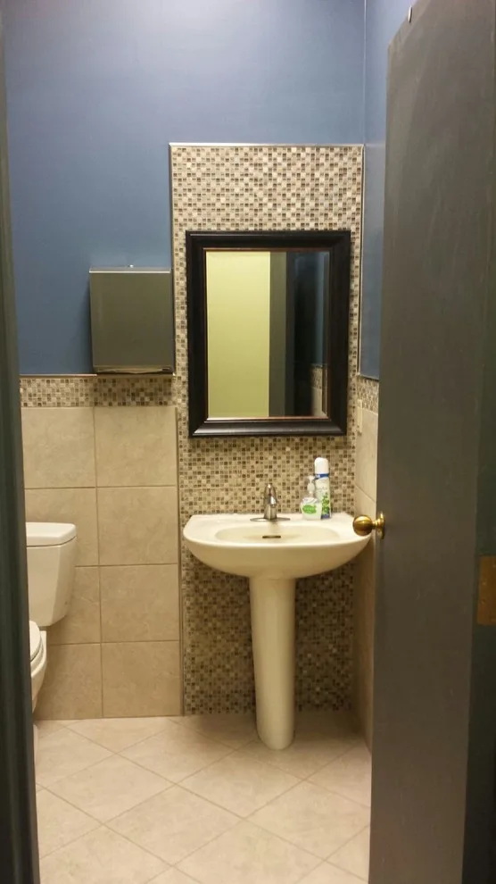 Elegant Office Restroom by Midwest Remodeling - Photo 4