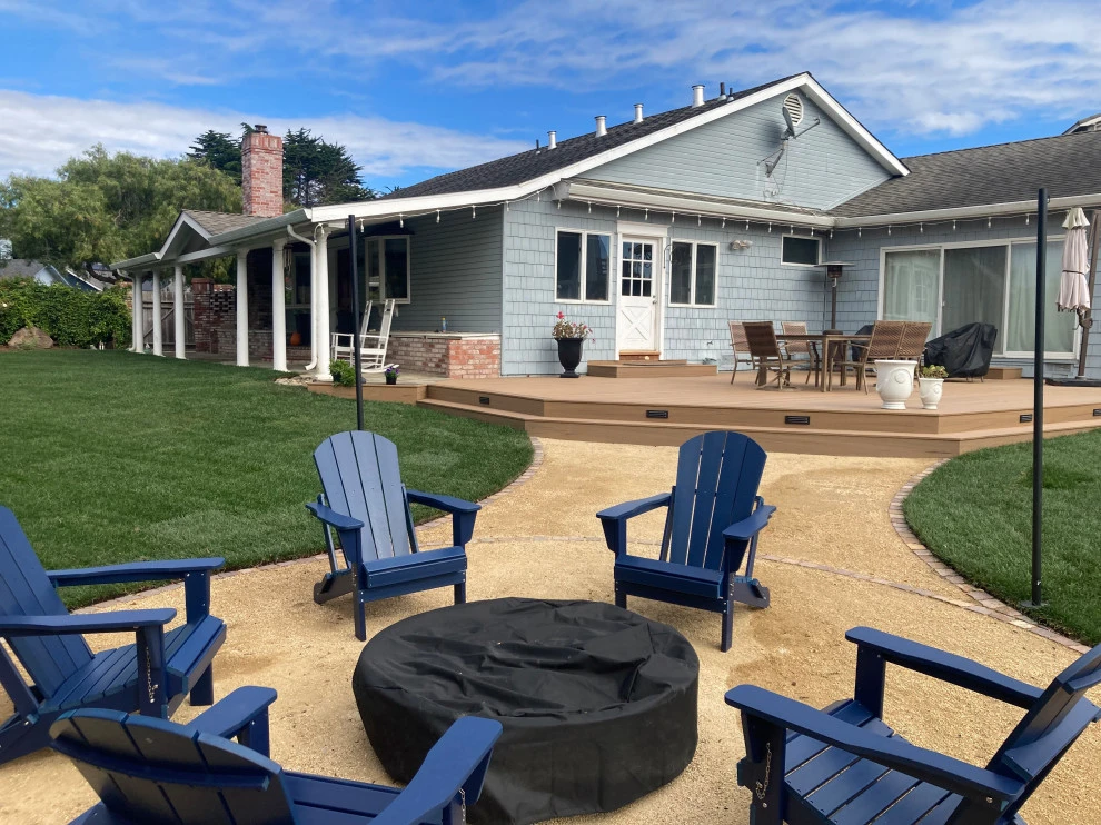 Elegant backyard entertainment space by Jennifer Bromme Landscape Design - Photo 3