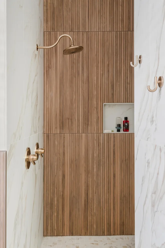 Contemporary Luxury Primary Bathroom by Sarah Kraus Bartelson - S&W Kitchens - Photo 8