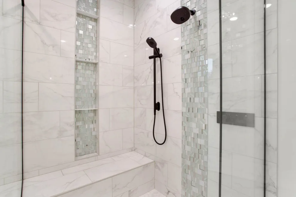 Upscale Main Bathroom | Townville SC by Ferguson Builders - Photo 3