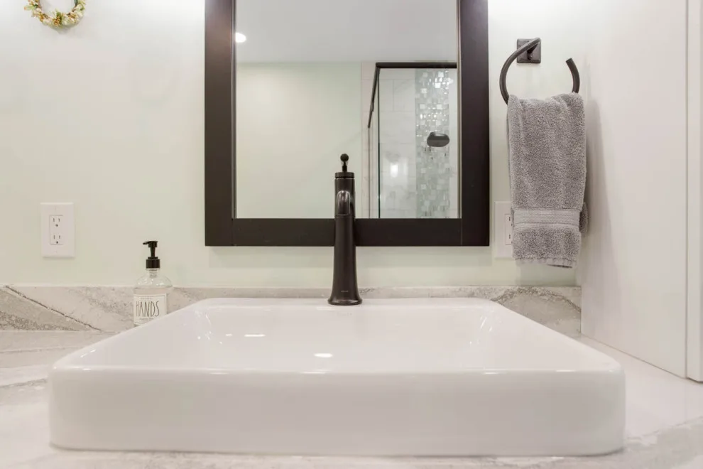 Upscale Main Bathroom | Townville SC by Ferguson Builders - Photo 7
