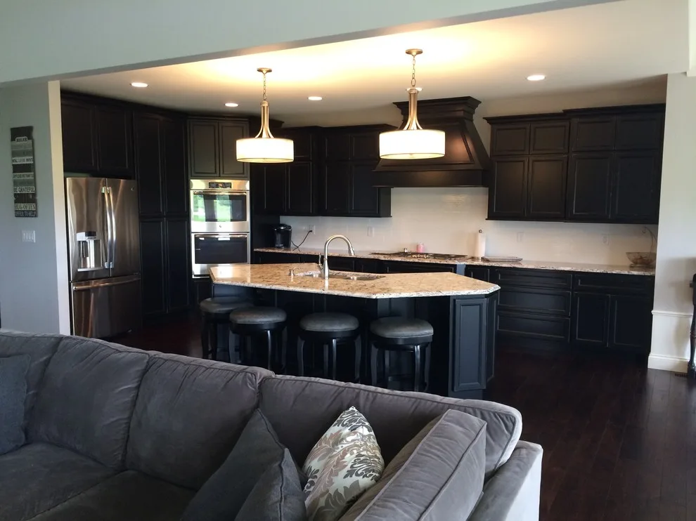 Upper Level Master Suite with Basement Bar by Bucher Construction - Photo 33