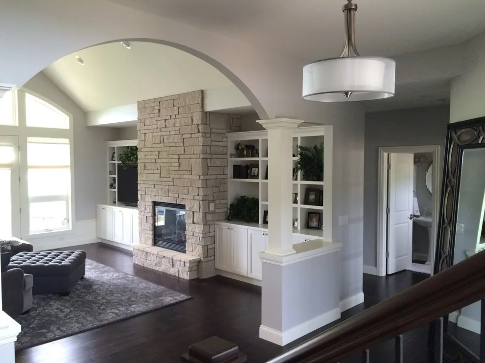 Upper Level Master Suite with Basement Bar by Bucher Construction - Photo 45