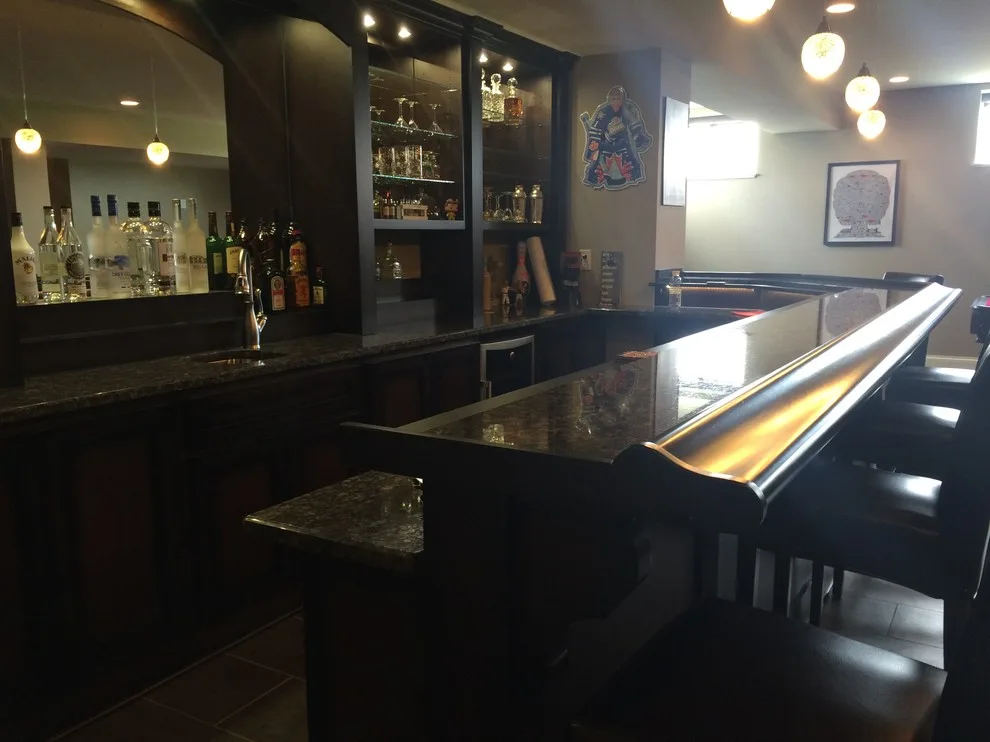 Upper Level Master Suite with Basement Bar by Bucher Construction - Photo 15