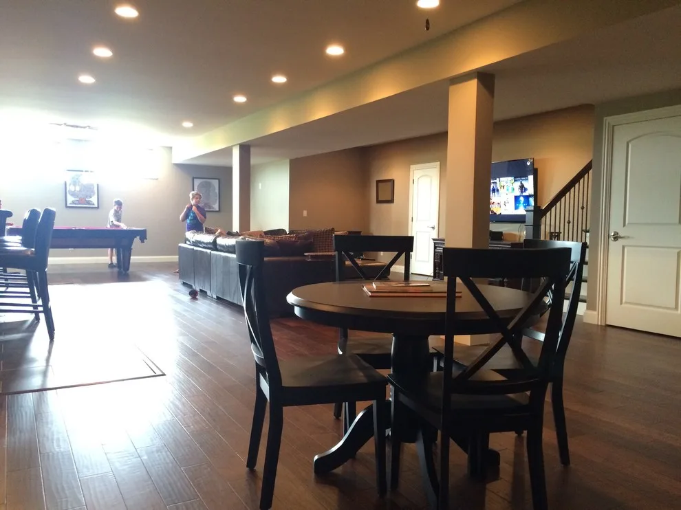 Upper Level Master Suite with Basement Bar by Bucher Construction - Photo 46