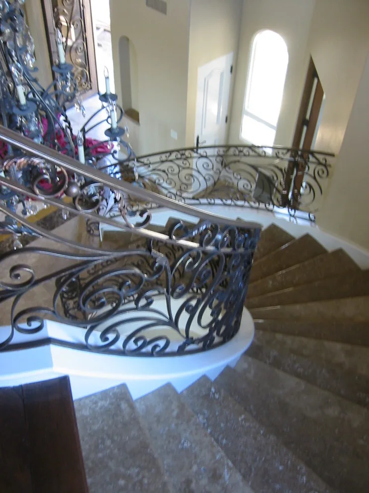 Mediterranean Villa in Newport Beach by Naddour's Custom Metalworks/Baltic Iron Doors - Photo 4