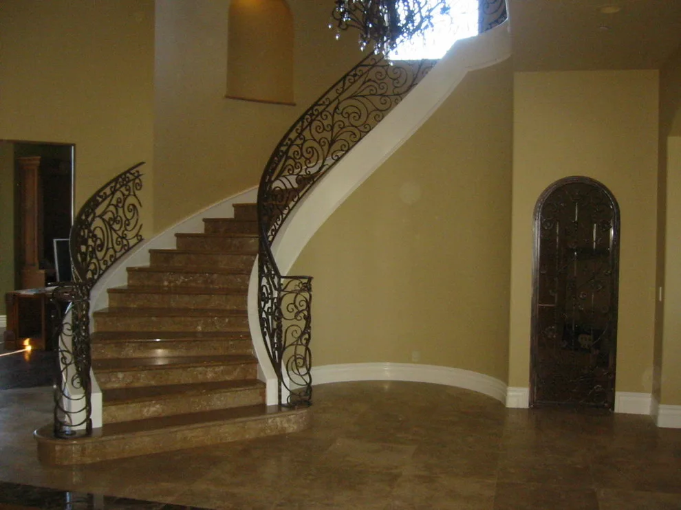 Mediterranean Villa in Newport Beach by Naddour's Custom Metalworks/Baltic Iron Doors - Photo 2