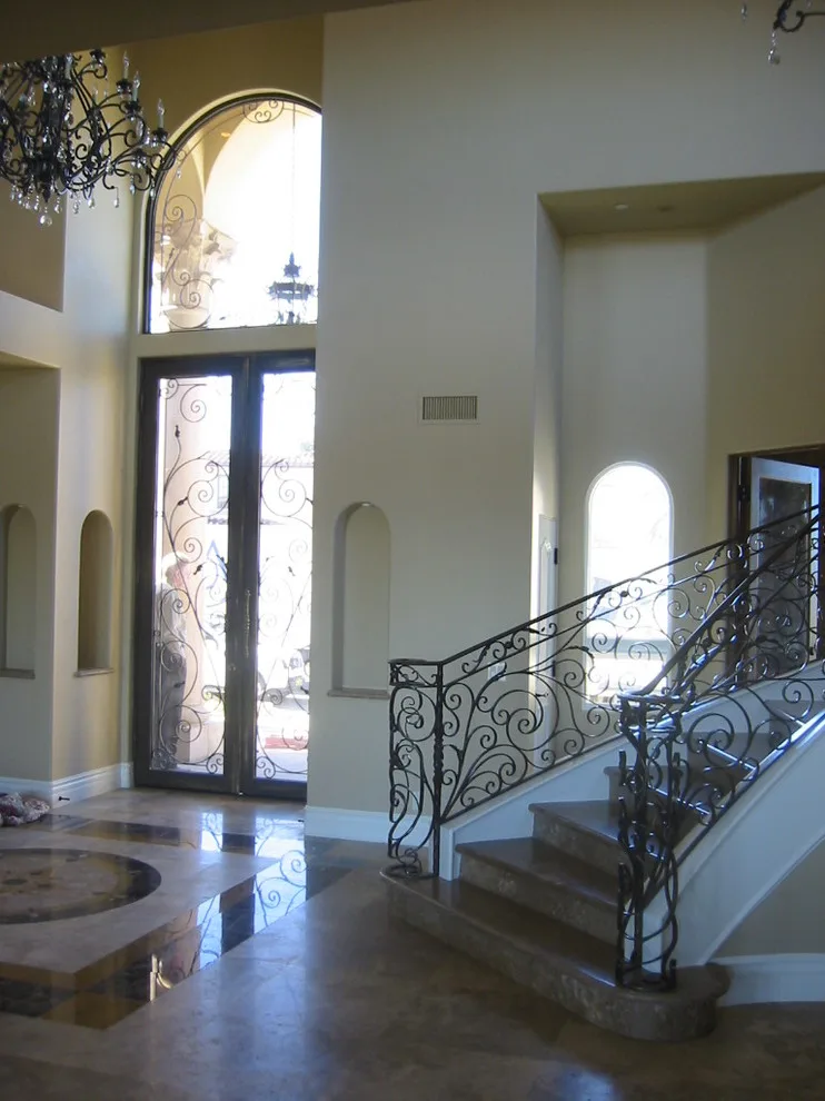 Mediterranean Villa in Newport Beach by Naddour's Custom Metalworks/Baltic Iron Doors - Photo 17