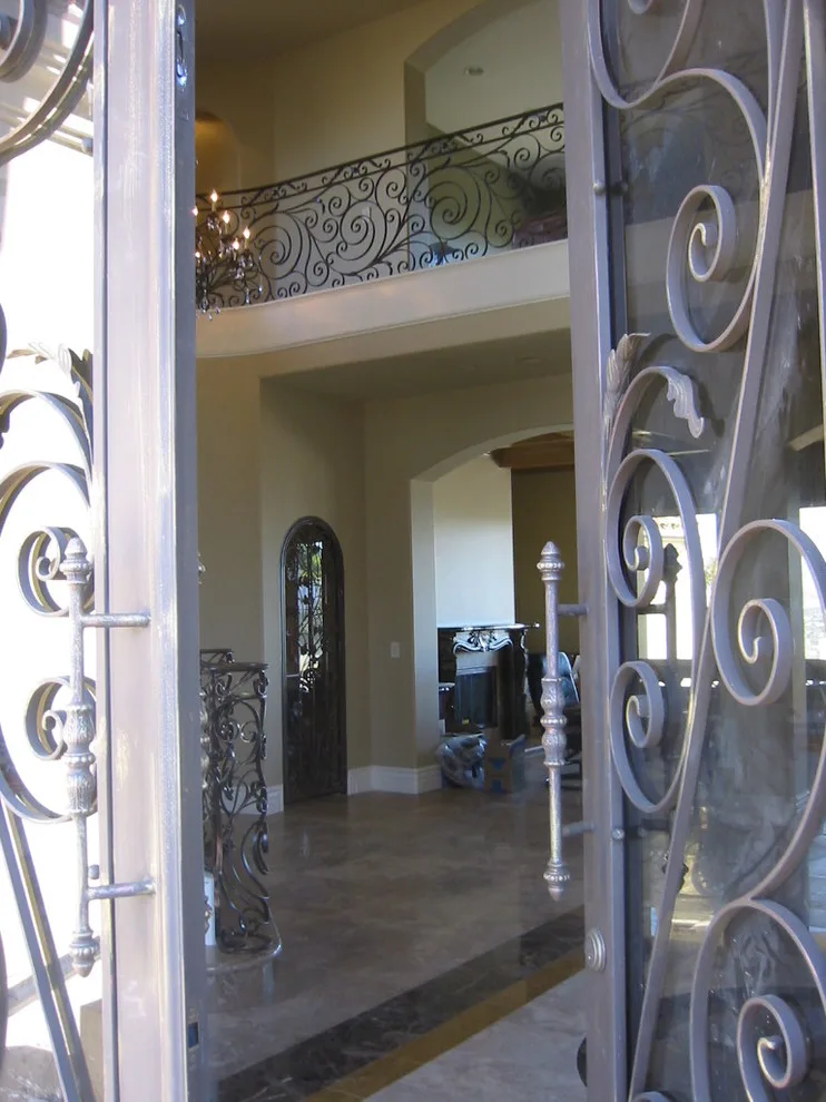 Mediterranean Villa in Newport Beach by Naddour's Custom Metalworks/Baltic Iron Doors - Photo 20