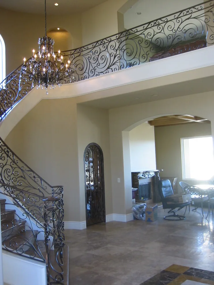 Mediterranean Villa in Newport Beach by Naddour's Custom Metalworks/Baltic Iron Doors - Photo 6