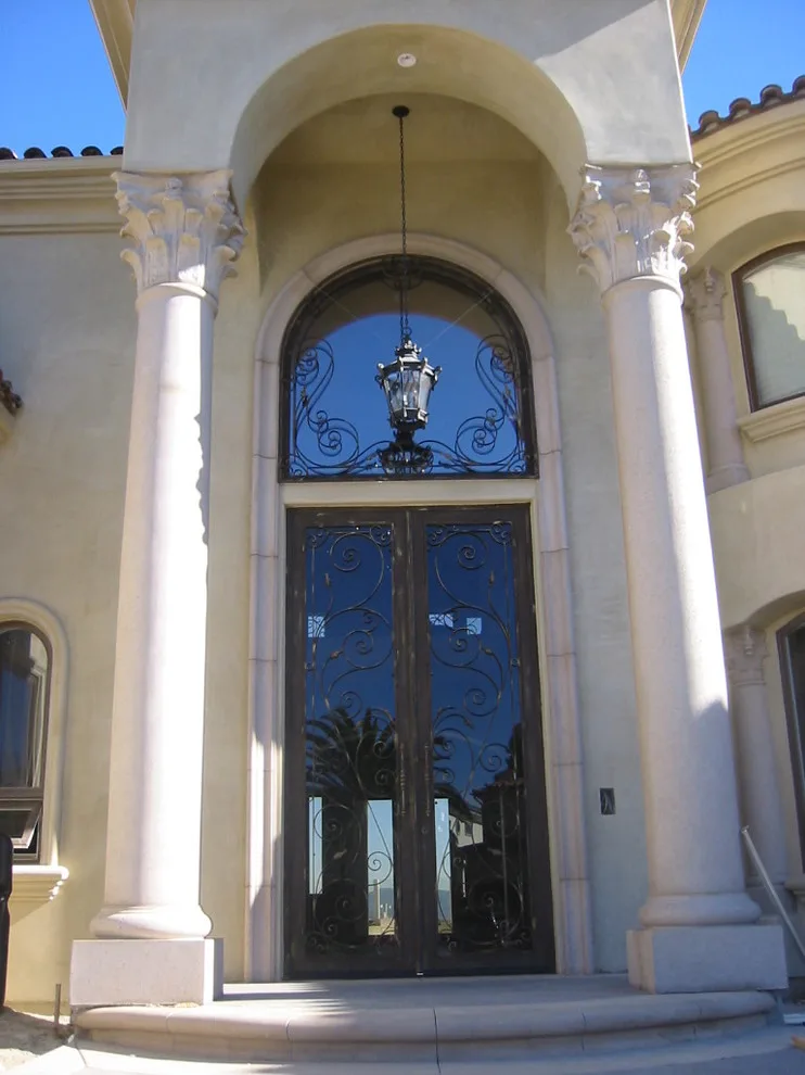 Mediterranean Villa in Newport Beach by Naddour's Custom Metalworks/Baltic Iron Doors - Photo 11