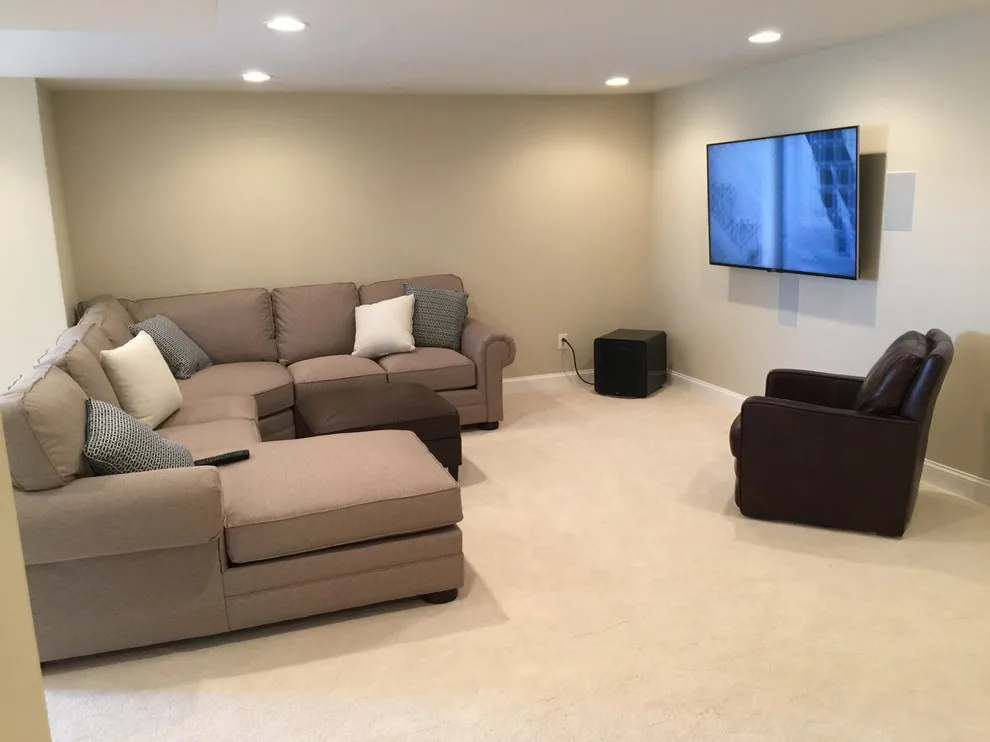 Completed Basement - Malvern, PA by Tatcor Design Build - Photo 3