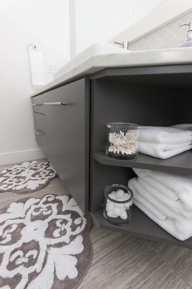 Marshwood Transitional Main Bathroom by Freestone LLC Design-build - Photo 10