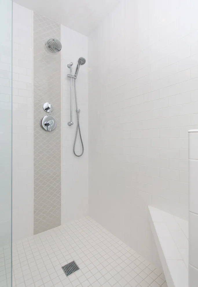 Marshwood Transitional Main Bathroom by Freestone LLC Design-build - Photo 6