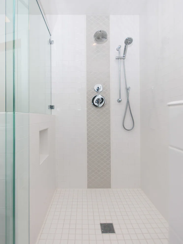 Marshwood Transitional Main Bathroom by Freestone LLC Design-build - Photo 4