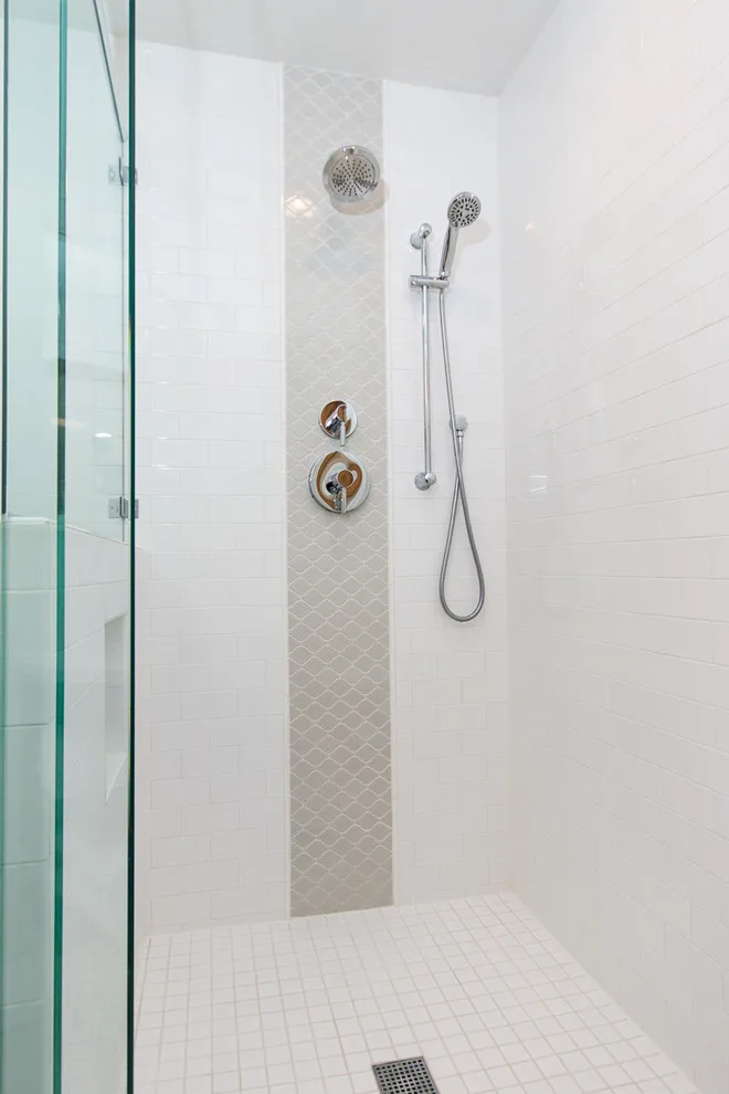 Marshwood Transitional Main Bathroom by Freestone LLC Design-build - Photo 5