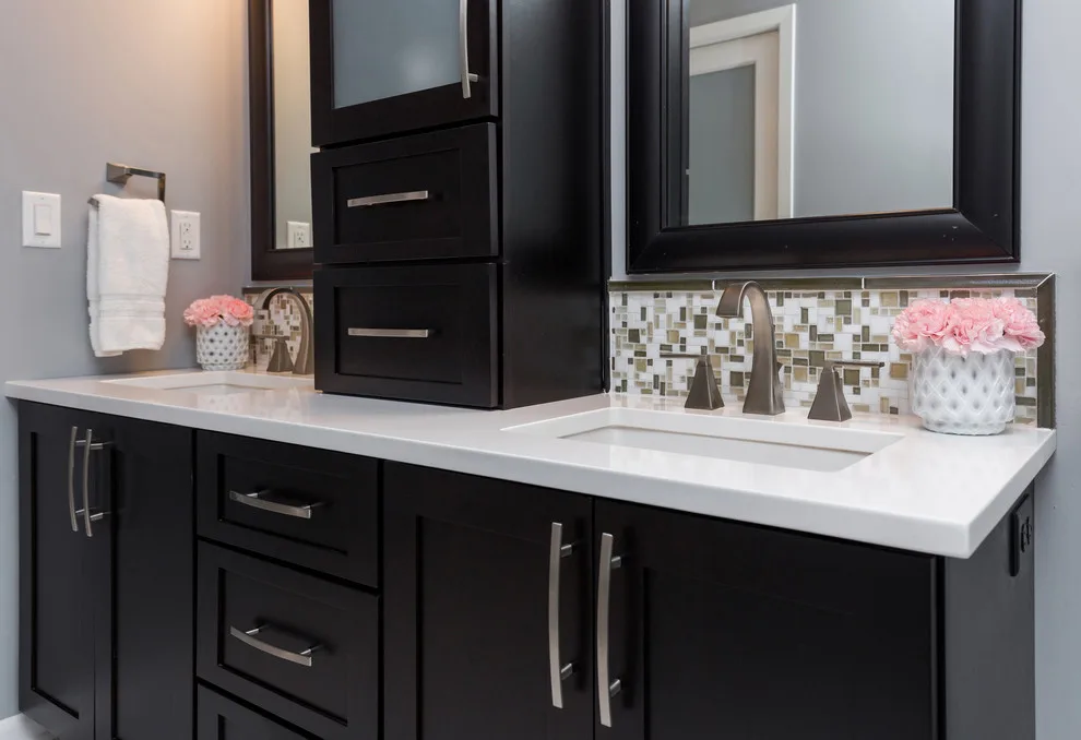Stunning Marble Luxury Bathroom by Red House Remodeling - Photo 7