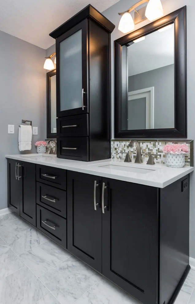 Stunning Marble Luxury Bathroom by Red House Remodeling - Photo 14